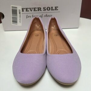Women’s woven textile ballet flats